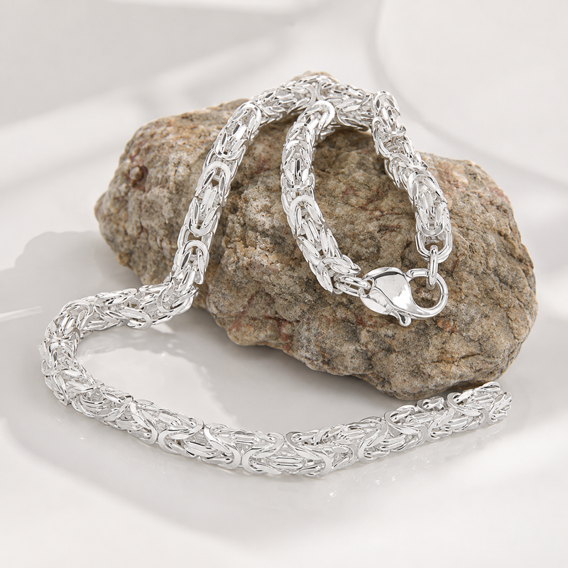 Königsketten Kollektion 3x3mm in Hochglanz poliert im Onlineshop von Juweson