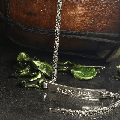 Königsketten Armband mit Wunschtext bei Juweson erhältlich 