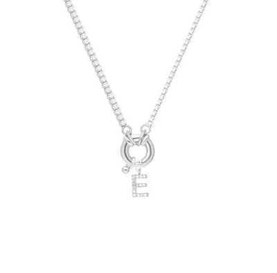 Chain Design Iced mit Zirkonia Buchstabe