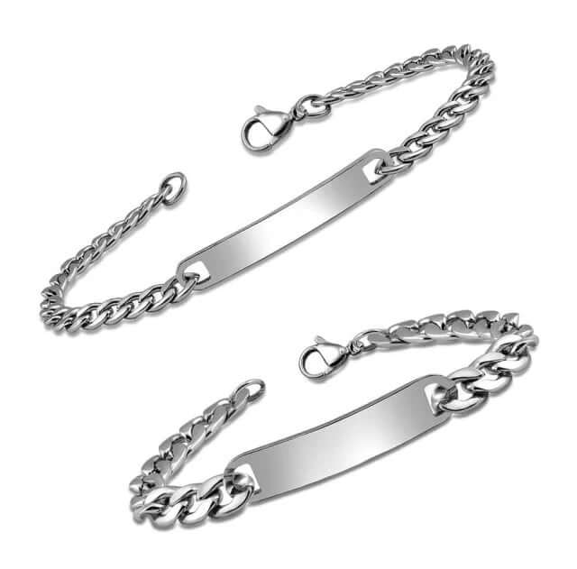 Partner Armbänder mit Gravur